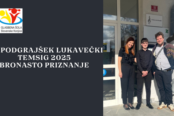 Tai Podgrajšek Lukavečki, bronasto priznanje TEMSIG 2025